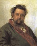 Ilya Repin, Portrait of Modest Mussorgsky